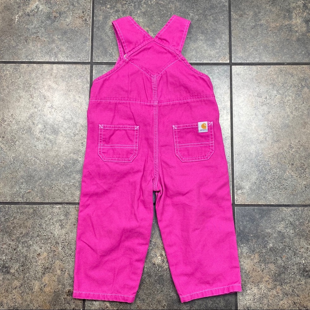 Girl’s Carhartt Overalls Size 18 Months - Picture 3 of 5